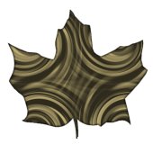 leaf pattern place mat